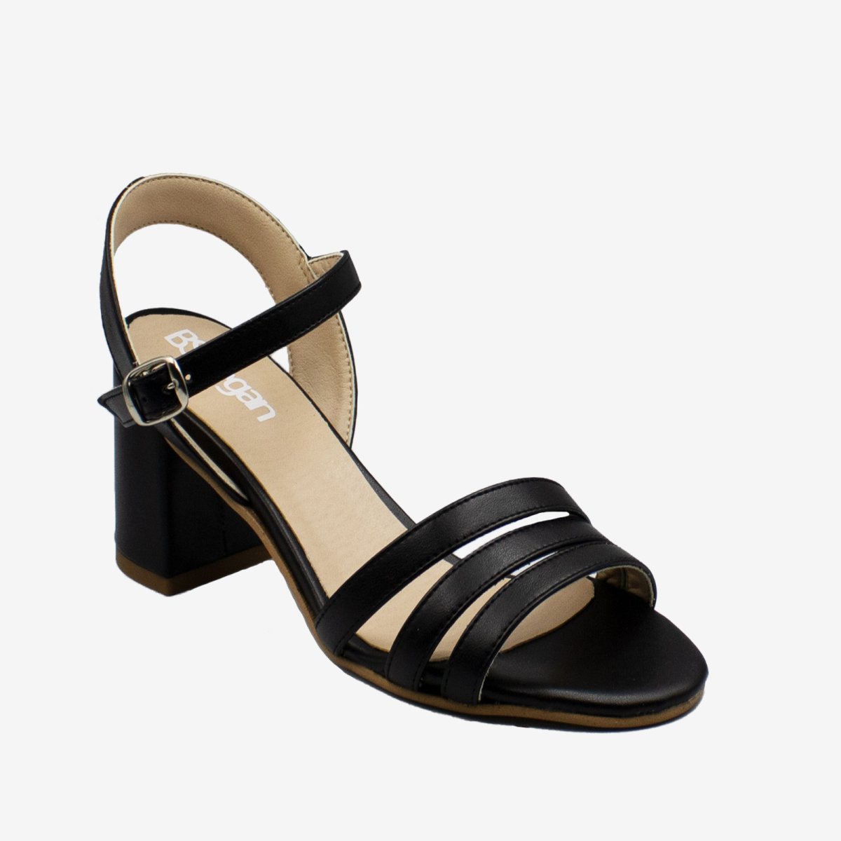 BETH sandalo con tacco – APPLESKIN – Nero – veganshoes - immagine 4