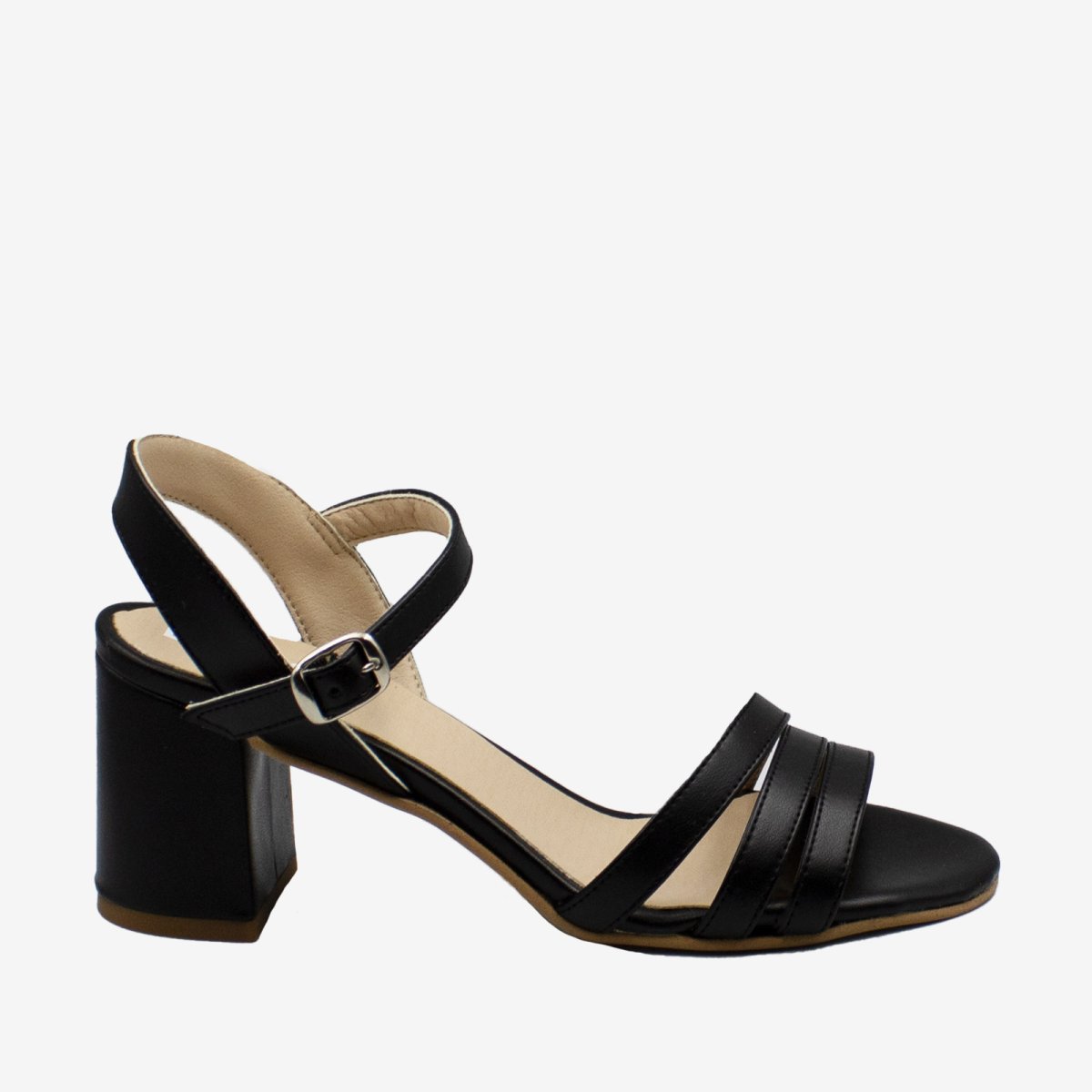 BETH sandalo con tacco – APPLESKIN – Nero – veganshoes - immagine 5