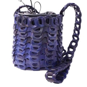 Borsa artigianale in Vera Pelle Mod. Intreccio