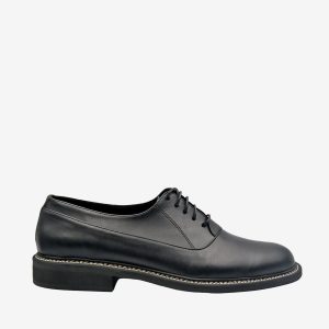 BOSS francesina Oxford – Pelle Mela Nera – veganshoes