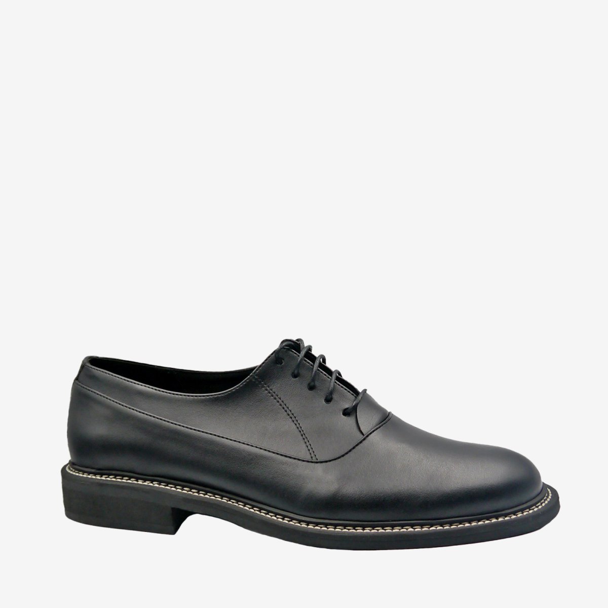 BOSS francesina Oxford – Pelle Mela Nera – veganshoes - immagine 3