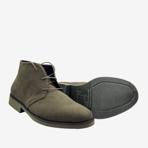 RYAN – Desert Boot Vegan Verde in Scamosciato da PET Riciclato