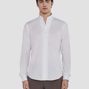 CAMICIA CON COLLO STANDING