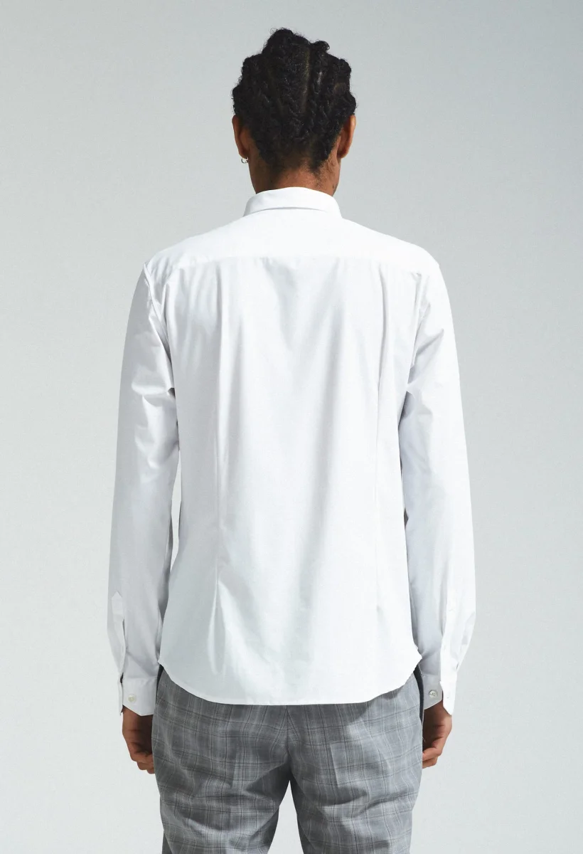 CAMICIA IN TESSUTO TECNICO - BIANCA - immagine 4