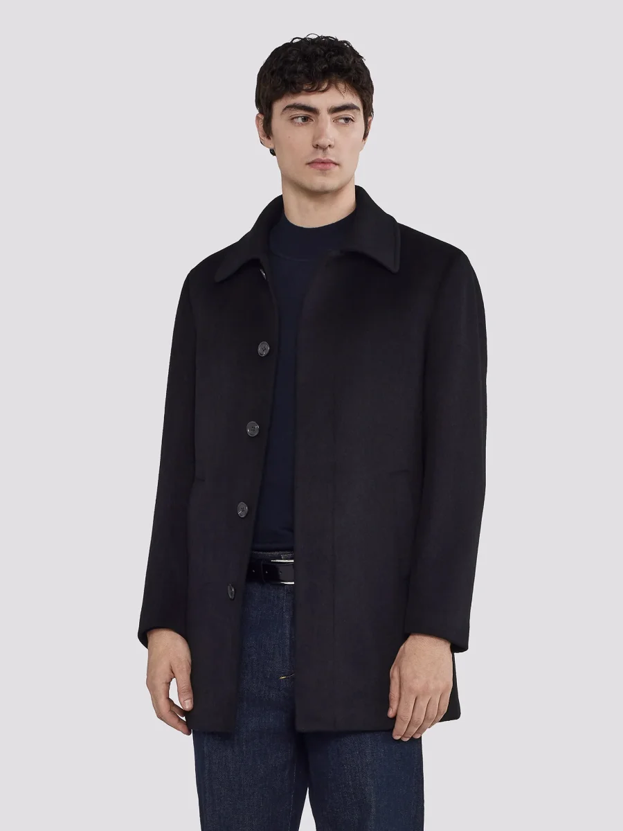 CABAN IN PANNO MISTO LANA - immagine 4