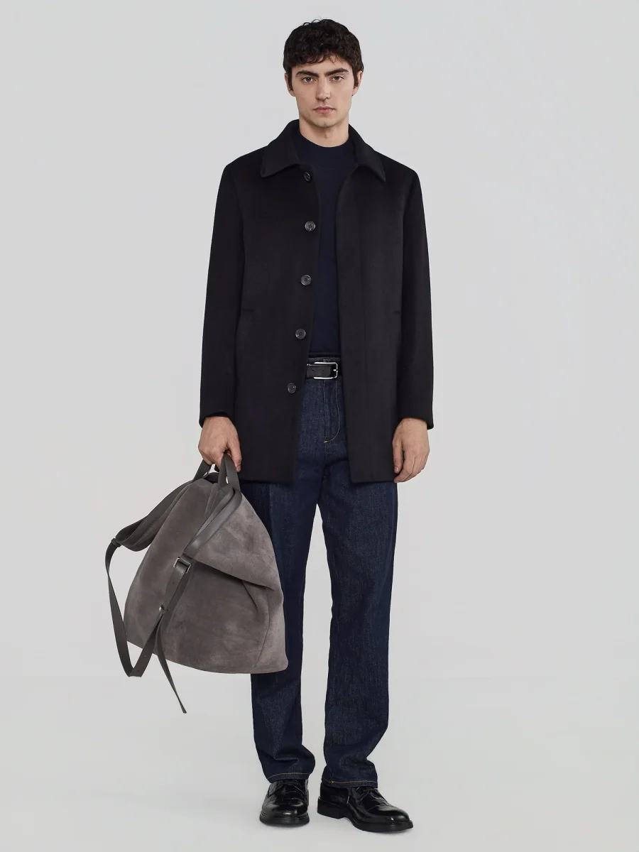 CABAN IN PANNO MISTO LANA