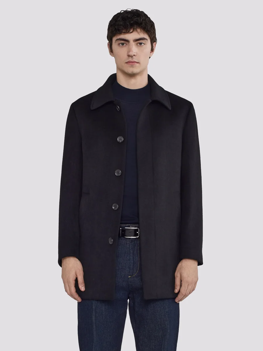 CABAN IN PANNO MISTO LANA - immagine 3