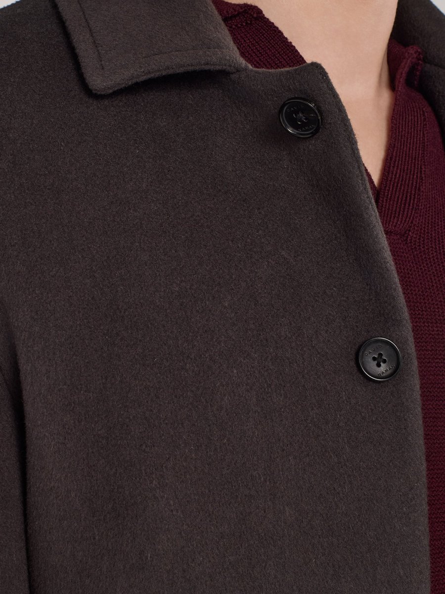 CAPPOTTO CORTO CON TASCHE A TOPPA - immagine 6