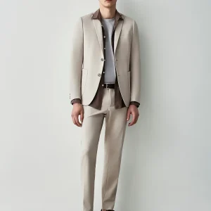 BLAZER SARTORIALE IN PIQUET