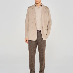 BLAZER DOPPIOPETTO IN MAGLIA