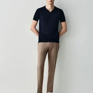 POLO IN MAGLIA MISTO SETA