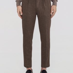 PANTALONE CHEVRON IN FLANELLA JERSEY