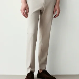 PANTALONI DA ABITO IN PIQUET