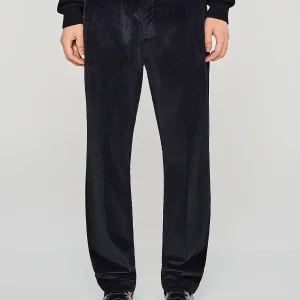 PANTALONE IN VELLUTO A COSTE
