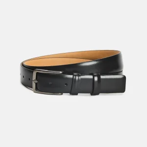 CINTURA IN PELLE ABRASIVATA NERA