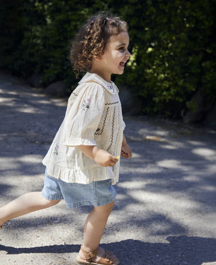 Camicia con rose - immagine 3