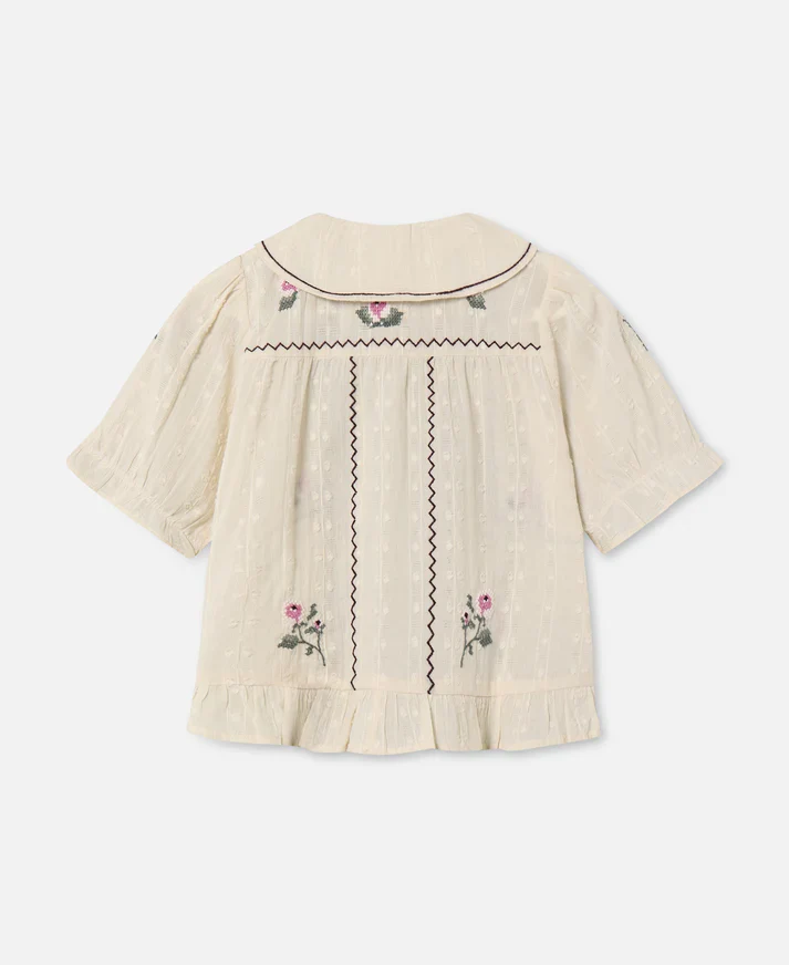 Camicia con rose - immagine 4