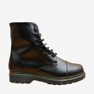 DOCTOR French – anfibio – microfibra nera – veganshoes