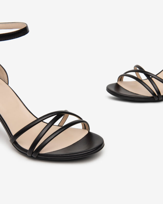 NERO GIARDINI SANDALO ELEGANTE NAPPA NERO - immagine 3