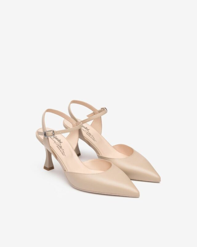 NEROGIARDINI DECOLLETE’ PELLE BEIGE - immagine 3