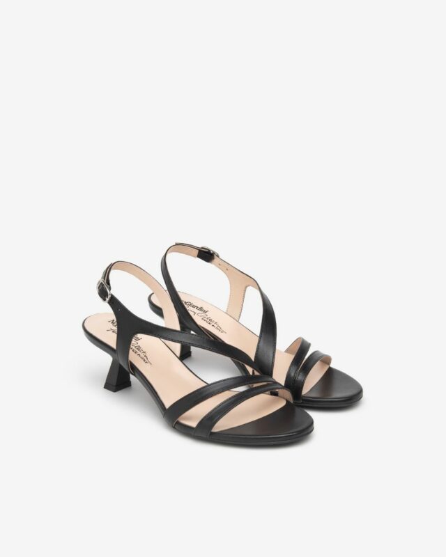 NEROGIARDINI SANDALO PELLE NERO - immagine 2