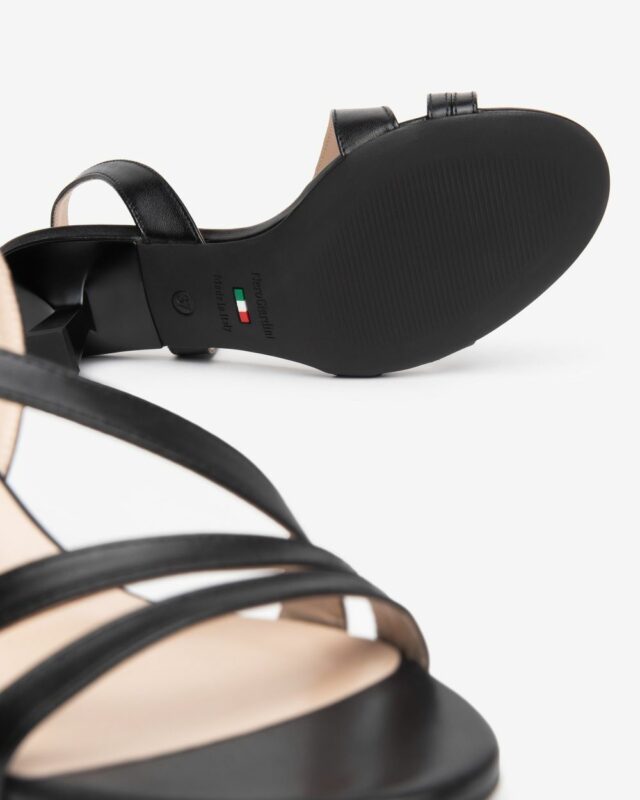 NEROGIARDINI SANDALO PELLE NERO - immagine 5