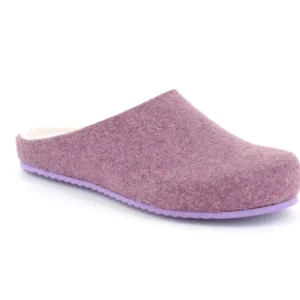 GRUNLAND CIABATTA FELTRO RICICLATO MALVA/AZZURRO