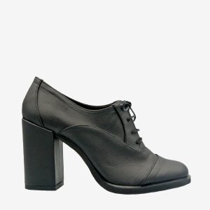 EVA francesina – pelle cactus nero impermeabile – Veganshoes