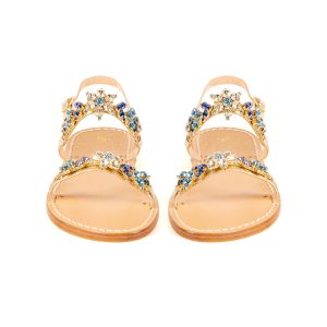 Sandali swarovski con fasce