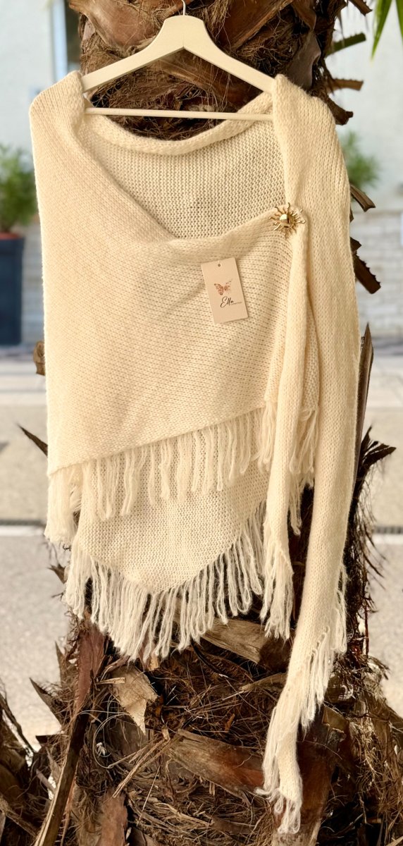 MANTELLA CON GIOIELLO E FRANGE - immagine 7