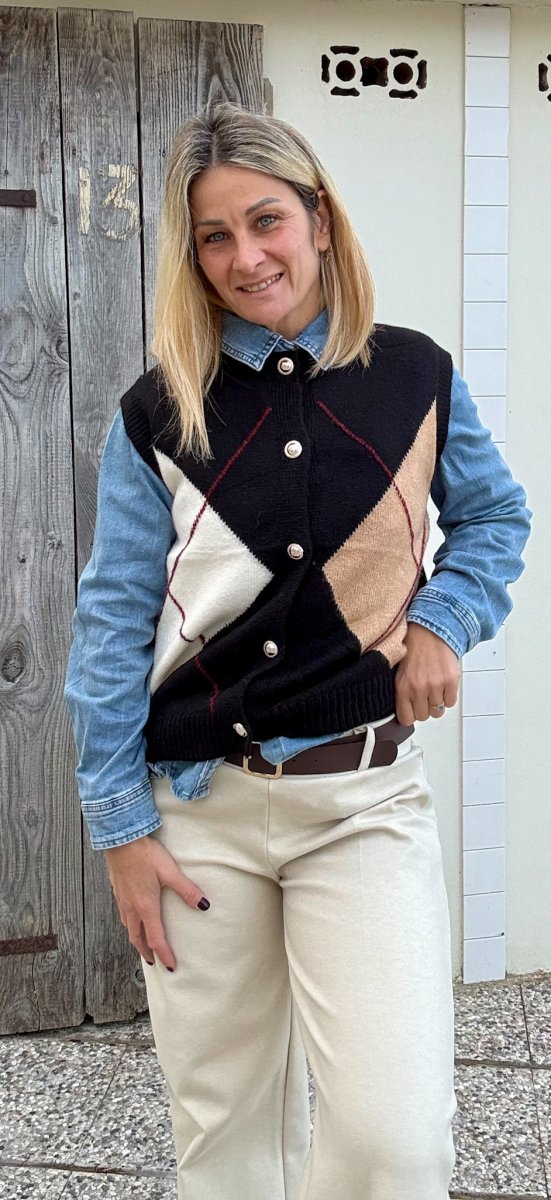 PANTALONE GAMBA LARGA ELASTICIZZATO CALDO - immagine 4