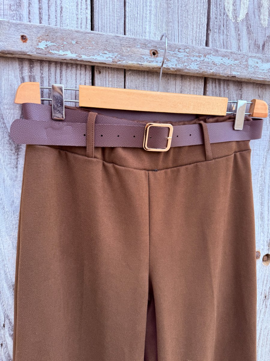 PANTALONE GAMBA LARGA ELASTICIZZATO CALDO - immagine 8