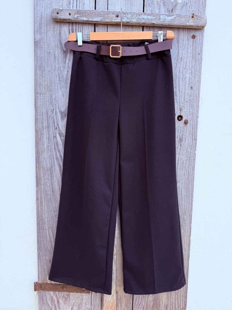 PANTALONE GAMBA LARGA ELASTICIZZATO CALDO - immagine 5