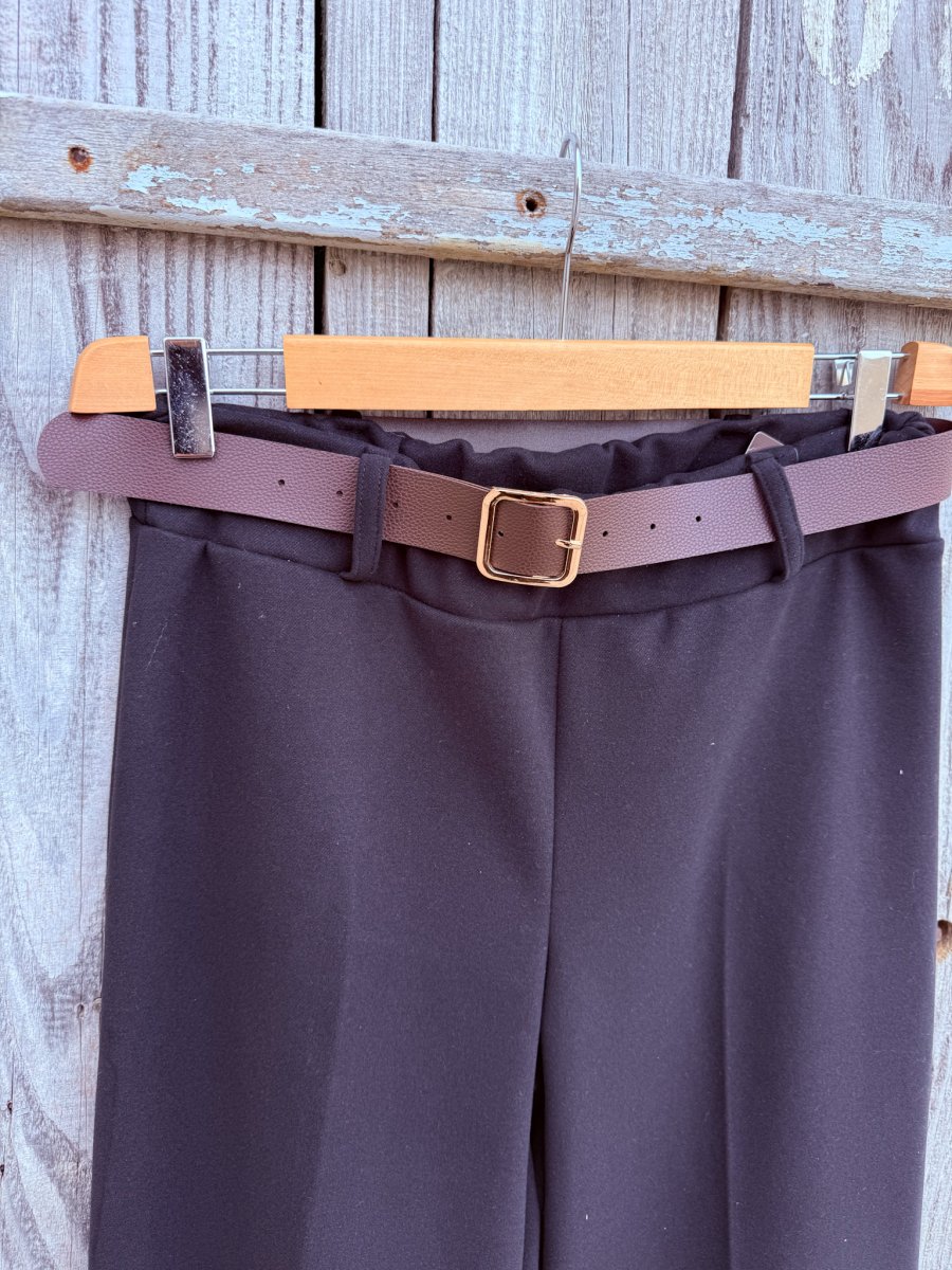 PANTALONE GAMBA LARGA ELASTICIZZATO CALDO - immagine 6