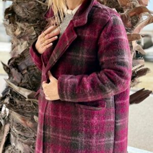 CAPPOTTINO OVER SCOZZESE TAGLIO DRITTO