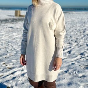 MAXI MAGLIA O ABITO A LUPETTO CON PON PON