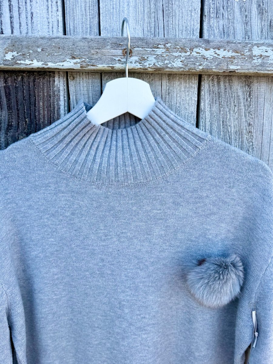 MAXI MAGLIA O ABITO A LUPETTO CON PON PON - immagine 8