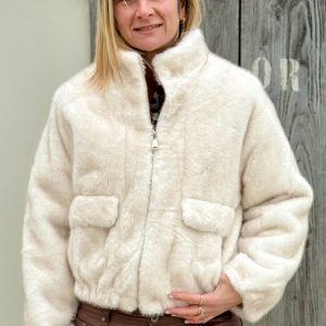 PELLICCIOTTO ECO CORTO CON ELASTICO IN VITA