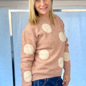 MAGLIONCINO LANA FANTASIA POIS