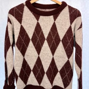 MAGLIONCINO MISTO LANA FANTASIA ROMBI