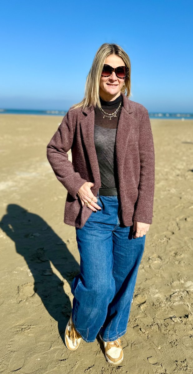 BLAZER MORBIDA CINIGLIA OPERATA - immagine 2