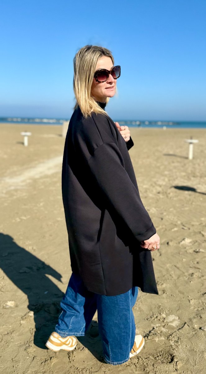 BLAZER LUNGO LEGGERO CON TASCHE - immagine 2