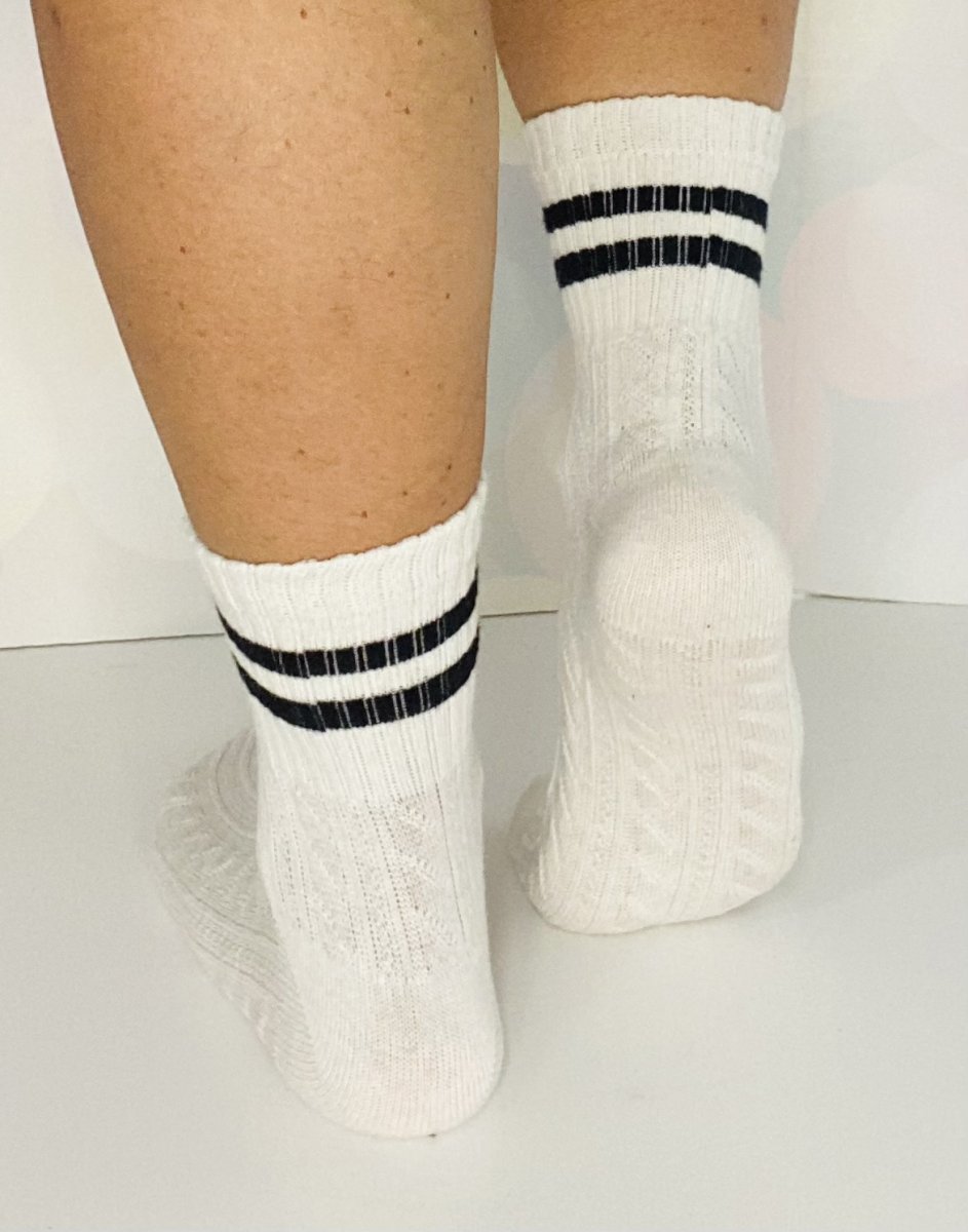 Calzini sportivi trama treccia in lana - immagine 4