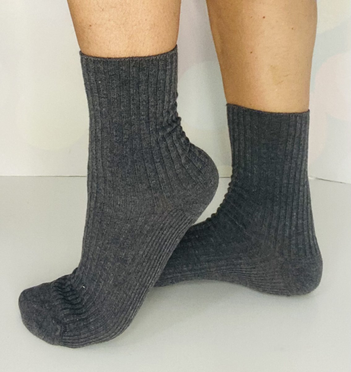 Calzino midi a coste smollatino - immagine 2