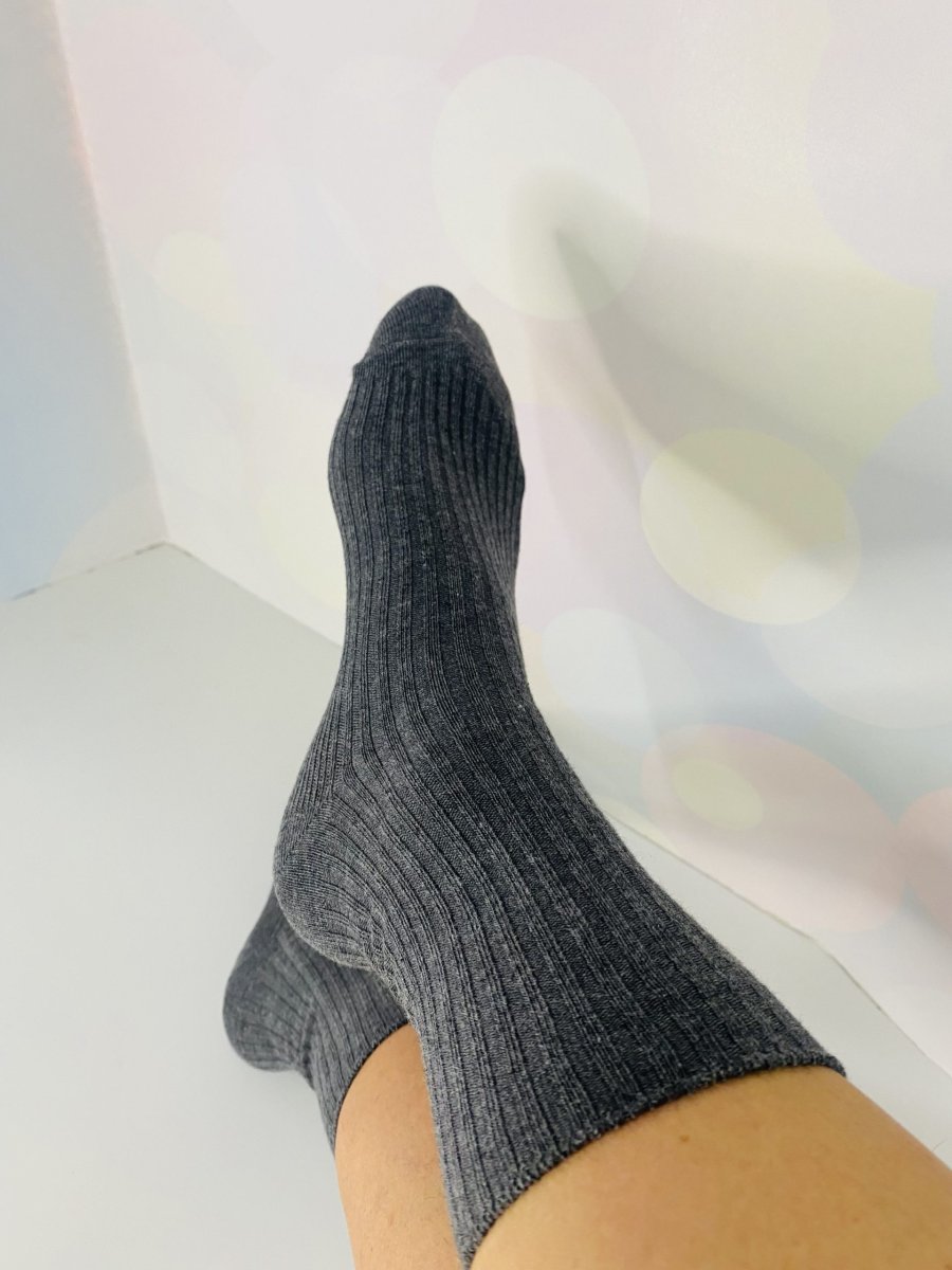 Calzino midi a coste smollatino - immagine 5