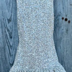 ABITO FRAPPA E SCOLLO DIETRO IN PAILETTES