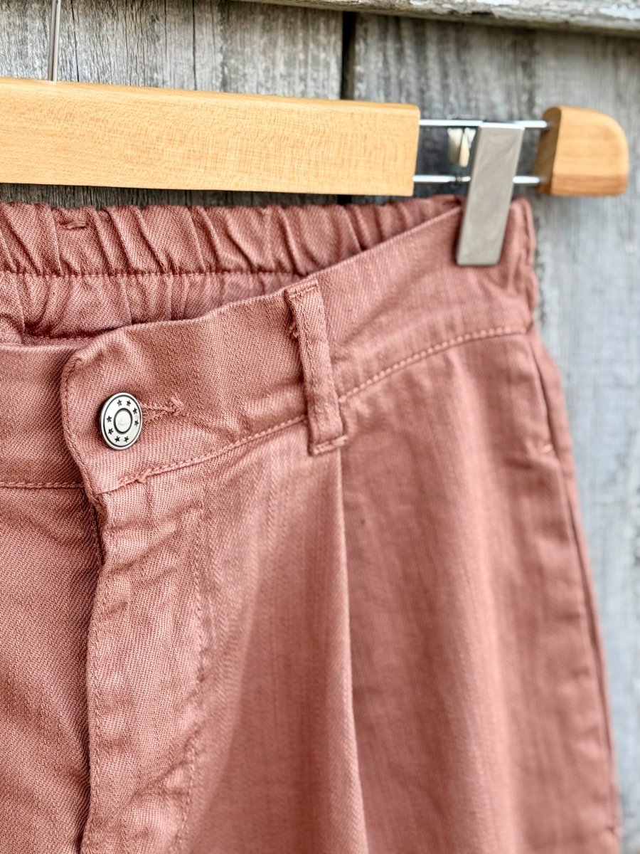 JEANS COLORATO ELASTICIZZATO MIDI CON RISVOLTO - immagine 6