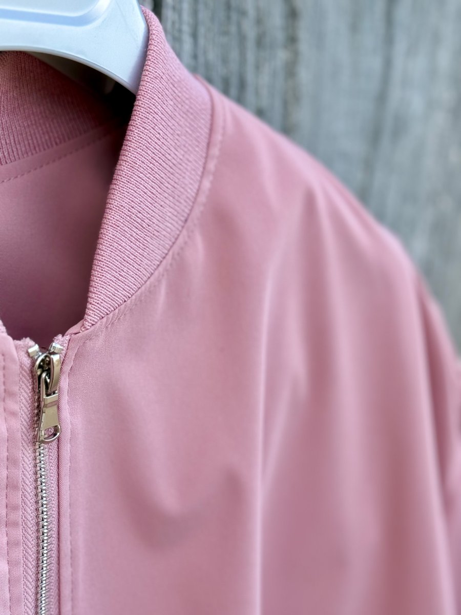 BOMBER OVERSIZE CON ARRICCIATURA POLSI E VITA - immagine 6