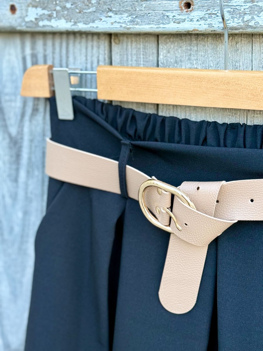 MAXI GONNA CON ELASTICO IN VITA E TASCHE - immagine 3