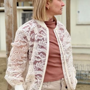 BOMBER MACRAME’ CON COULISSE IN VITA